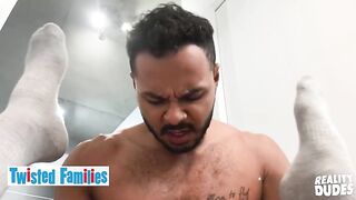 TWISTED FAMILIES - Edward Terrent Strips Off His Pants & Lets His Stepbro Milo Madera Fuck His Ass