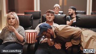 Cinema Usher Troye Dean Finds Dante & Michael Fucking In The Empty Movie Theater After The Movie Ends - Men