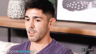 Frustrated Straight Jock Can't Cum, Hunk Roomie Lends A Hand - Nico Coopa, Joseph Castlian - NDS