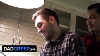 Muscular Step Daddy Rocky Vallarta Pounds His Latino Step Son And Cums In His Mouth - StepDad