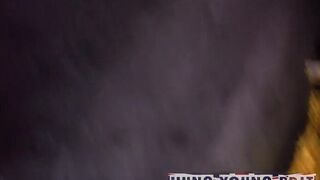 Outrageous 10 Guy Group Spunking up FIT 19yr CUTE AS FUCK