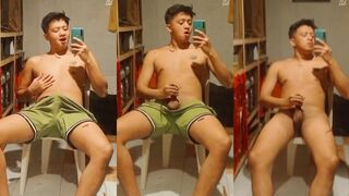Young Philippino Home Wanking
