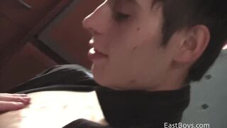 Exclusive - Handjob in the Rain - Brad