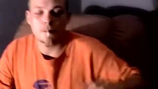 Dashing amateur seduced into solo masturbation and cumshots