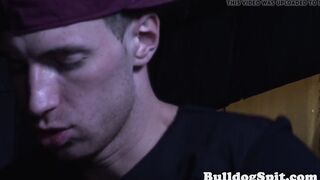 Masculine inked lad rimmed before assfucking