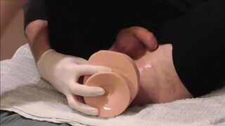 Long and Wet Sexy Huge Dildo Enjoyment - Male Anal Pleasure and Smoking