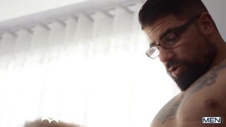 Twink - Tattooed Bottom Harvey Sid Swallows His Man's Dick Before He Gets His Ass Penetrated