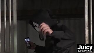 Dude gets hammered at the farm house after he gets caught