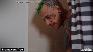 Sexy Tattooed Stud Fucks Dominates His Friend