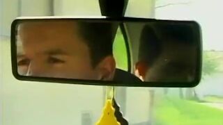 Young gay trio fucking outdoors before dripping cum