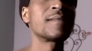 Massive black cock sucked by horny white amateur