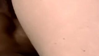 Massive black cock sucked by horny white amateur