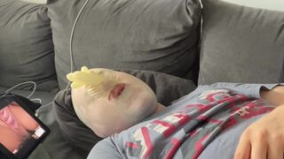 The Deep-Digger - Right down my Throat with Latex Glove over my Face