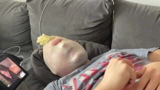 The Deep-Digger - Right down my Throat with Latex Glove over my Face