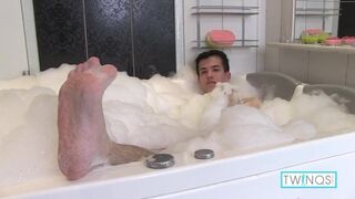 Hot Brunette Rainbow Boy Xander Masturbates His Hard Cock!