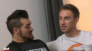 Furry Aarin wants a pounding from Big Dick Kayden