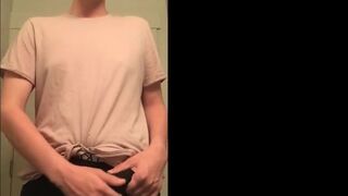 Blonde Twink Cums & Shows off Tight Hole