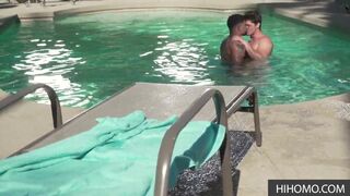 Poolside Anal Adventures by Devin Franco, Vadim Black