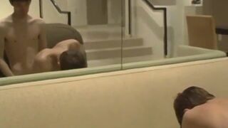 Hung twink Austin Parker anal pounded by hot tattooed teen