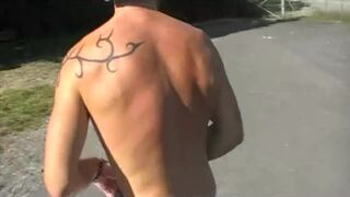 58 sexy straight boy fucked in the public street in bayonne