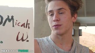 Twunk Painter Rides His Masterpiece's Cock - Twink