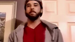 Amateur Americans Blue and Joe talk before blowjob