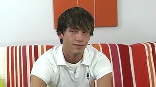 Jamison Harper cums in twinks mouth after jerking off