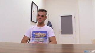 Twink Agrees To Get His Cute Round Butt Fucked Since He Can't Pay The Fee