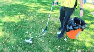 Andrew Connor Chokes Down Cock To Get Out Of Trash Duty