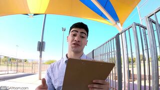 Andrew Connor Chokes Down Cock To Get Out Of Trash Duty