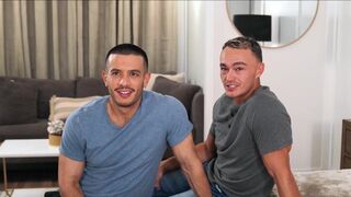 Hunks Jayce & Manny Go Down On Each Other, Then Jayce Fucks Manny's Round Ass Doggystyle