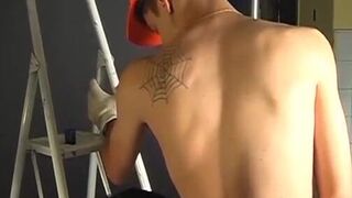 Three Euro twinks anally fuck after rimming and cock sucking