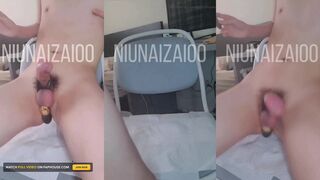 Asian cutie twink and his huge throbbing cock - part 16