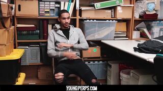 Dominant security guard banged a straight thief