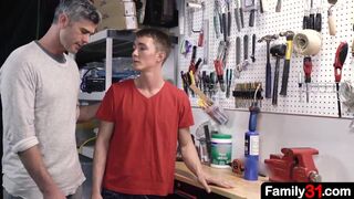 The Best Gay Version of Taboo Porn - Peter Pounder & President Oaks in 'Stepdad's Tool Bench'