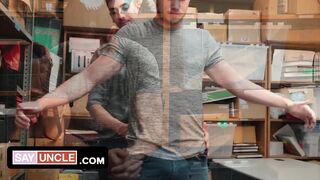 Security Officer Has To Teach The Handsome Thief A Lesson