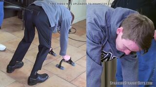 Straight Twink Lectured and Spanked by a Gay Man