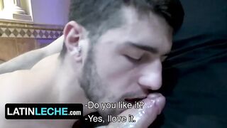 Cute Latino Amateur Slobbers On Big Fat Cock And Swallows Hot Jizz (Joe & Angel) - Latin Twink