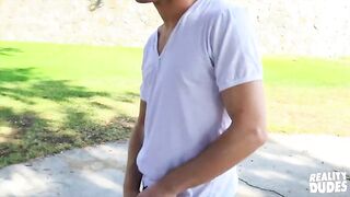 Real Dudes - Ian Levine Is Chilling At The Park When A Guy Comes & Talks To Him & Then Fucks Him