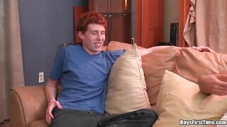 Real Dudes - Skinny lil Ginger twink, gets ass fucked