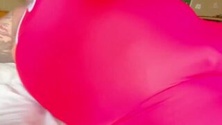 Fat Man Has a Huge Cream Pie in His Wrestling Gear and Shows His Fat Dirty Ass and Cums Hands Free