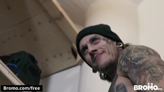 Bro gets rough fucked by inked stud