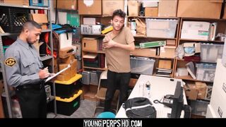 Straight Skinny Twink Boy Caught Shoplifting Fucked Gay Cop