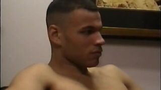 Giving Amateur Straight Boy Dino a Blowjob