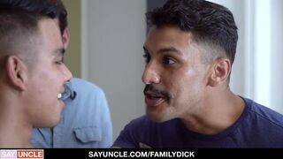 Horny Stepdad Chris Damned Creams His Stepson's Tight Ass On Easter