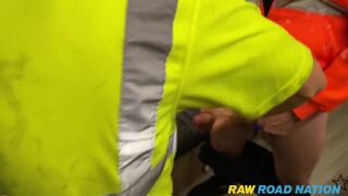 I never have trouble picking up guys on my favourite long-haul truck-stop