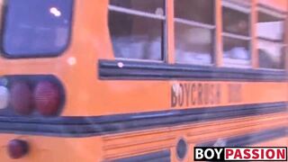 Naughty twink Timo Garrett licking his cock