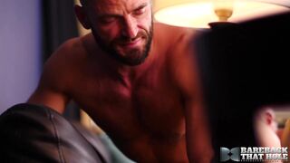 Bareback Daddy Dallas Steele Breeds Hunk Jake Morgan