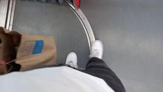 Dirty soles with chocolate and ketchup in each Nike Air Force 1 sneakers, then walk in the park and the streets Dirty soles due