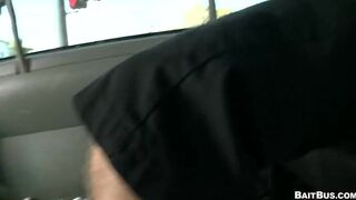 Bus - Jay Smith Puts On A Blindfold And Gets A Sneaky Blowjob In The Car By Kyro Newport